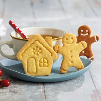 Cutter Set - Gingerbread Man and House
